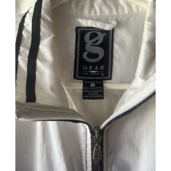 Notre Dame Fighting Irish Blue White Windbreaker Jacket Gear‎ For Sports Womens - Picture 3 of 10